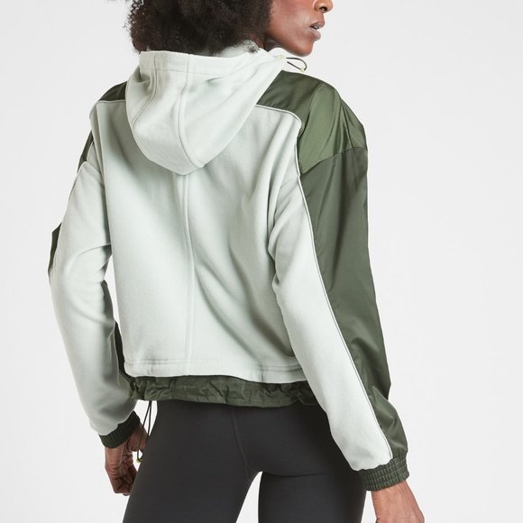 Green Microfleese 1/2 Zip Jacket - Picture 5 of 5